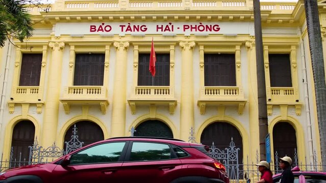 Hai Phong Museum Outdoor at Hai Phong city, Vietnam. August 01st 2023.