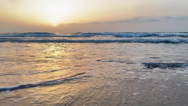 Playa La Zenia / Cala Bosque in La Zenia. Beach in a summer morning. Costa blanca, orihuela costa, playa flamenca.