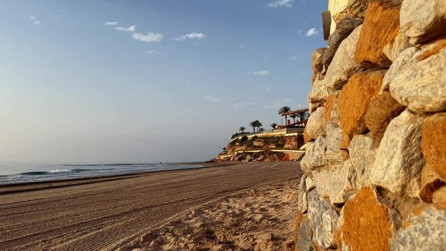 playa, cala, beach, spain, costa blanca, cabo roig, playa flamenca, sunrise, sea, mediterranean, morning, summer, water, sky, sun, ocean, landscape, nature, travel, people, silhouette, sand, vacation,