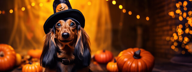 Dachshund halloween party