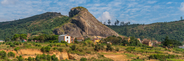 Panoramic view of Madagascar landscape