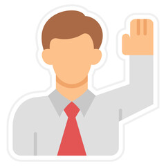 Raise Hand Icon