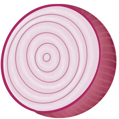 A part of red onion