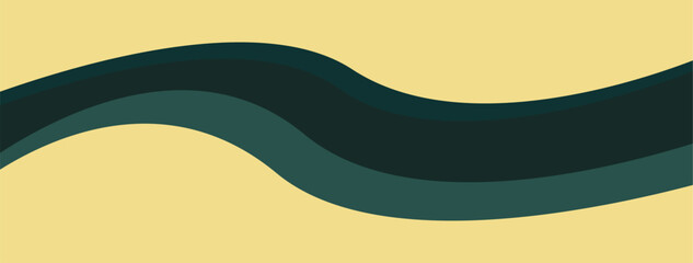 Minimalist background with green and gold color.