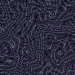 Fototapeta premium Glowing lines of electric waves illuminate the darkness, pulsating with energy, creating a mesmerizing display of vibrant illumination