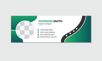 Unique and minimal Creative Email Signature Design