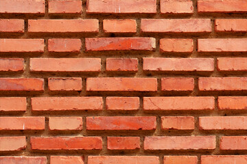 Obraz premium Old red brick wall texture background. Abstract backdrop