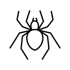 spider icon, spider web illustration
