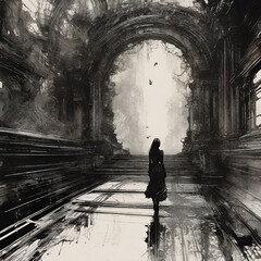 silhouette of a person