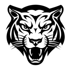Fototapeta premium Cat Panther Jaguar Lynx Cougar Tiger Angry Predatory