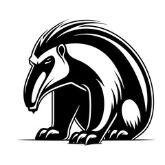 Platypus Australia echidna anteater porcupine badger tattoo print stamp