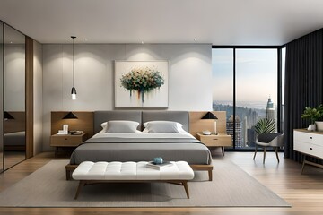 Obraz na płótnie Canvas luxury apartment suite lounge Generated Ai