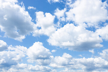 Naklejka na ściany i meble Huge blue sky and clouds sky on sunny day.