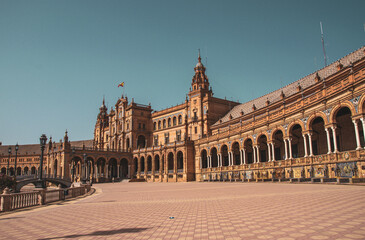 Fototapeta na wymiar plaza de espana seville