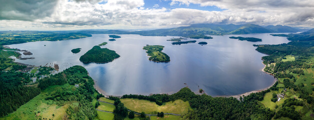 Views of Lake Lomond from Conic Hill, Scotland