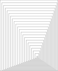 Rectangle Abstract Geometric Thin Lines Vector Design Element