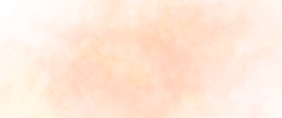 Pink vector watercolor background. Hand drawn wallpaper design for cards, flyers, poster, cover design, invitation cards, prints. Autumn illustration for design. Fall backdrop.	