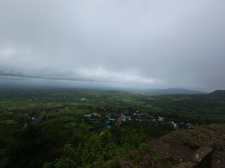 rainbow in the mountains