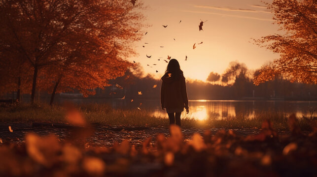 Autumn silhouettes