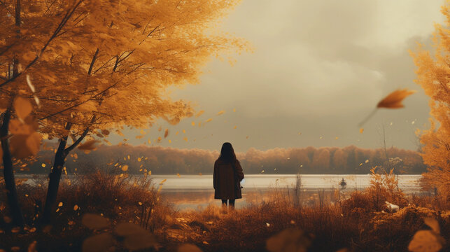 Autumn silhouettes