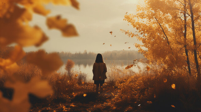 Autumn silhouettes