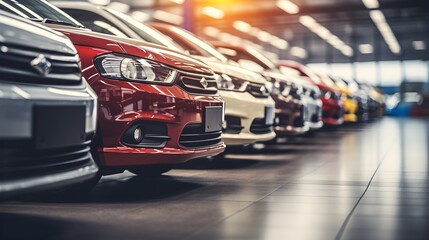 Autoshow im Überblick: Fahrzeuge stehen zum Verkauf bereit