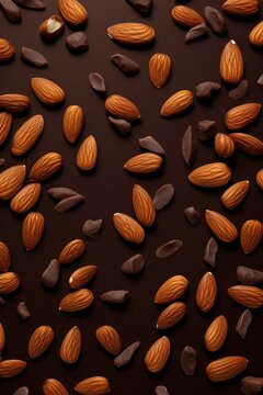 chocolate and almonds