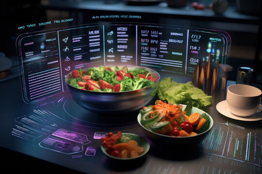 Revolutionize Your Food Experience with High-Resolution FoodTech Innovation created with Generative AI technology
