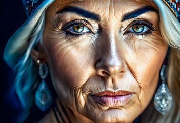 best ager Portrait, gen AI