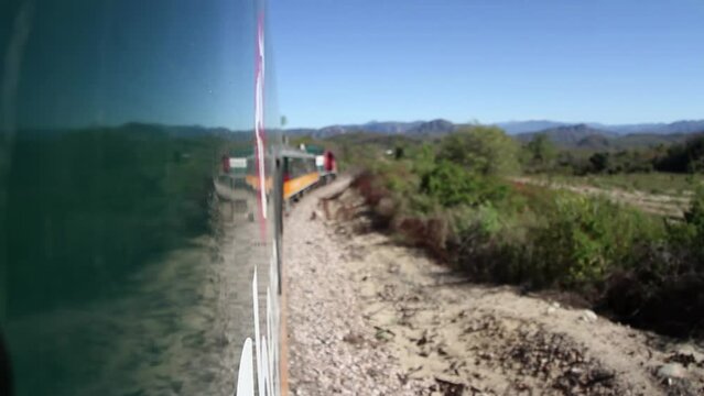 view from el chepe train mexico