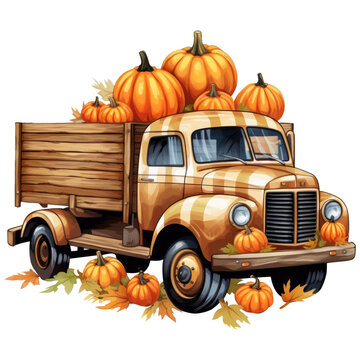 recommend clip art: old truck water color, clipart, art, clip art