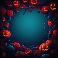 Naklejka na ściany i meble halloween event background, copy space