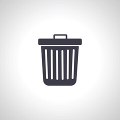 trash can icon. recycle bin icon