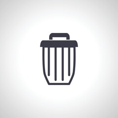 trash can icon. recycle bin icon
