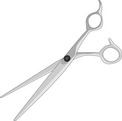 미용실 가위 벡터 일러스트