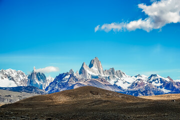 Mount Fitz Roy in southern Patagonia, near El Chalten, Argentina.