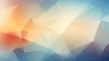 polygonal blue light and red gradient background abstract triangles.