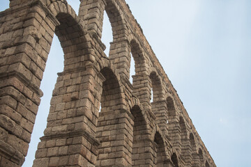 Fototapeta na wymiar Segovia aqueduct