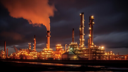 Obraz premium Rohoel, Raffinerie