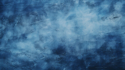 Blue Textured Canvas, Abstract Exploration in Light Navy and Dark Blue, Texture Background - Generative AI
