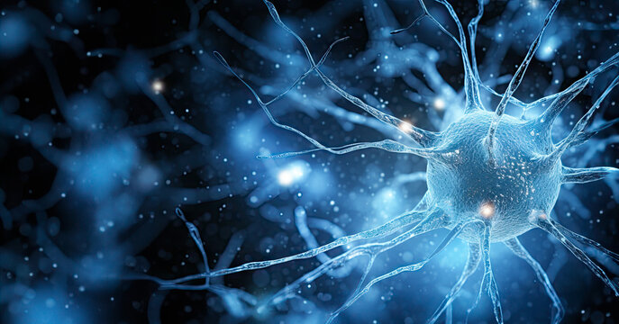  Explore the Brain's Neural Network Cells through Electron Microscopy.