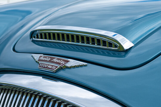 Austin Healey 3000 MkIII Close up of Badge