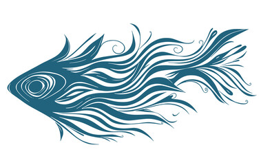 Fish Rose Flower Love Heart Valentine's Day Garden Bouquet