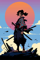 Teenage Samurai Girl Anime
