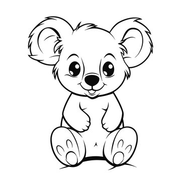 Koala coloring pages Png