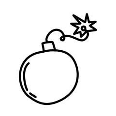Obraz premium Bomb icon