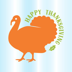 Thanksgiving fall typography design vector for print or cut