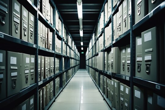 A warehouse with secret ufo files.