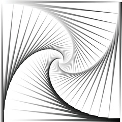 black and white spiral