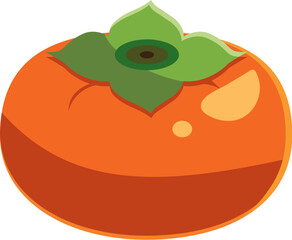 柿　単体　シンプル